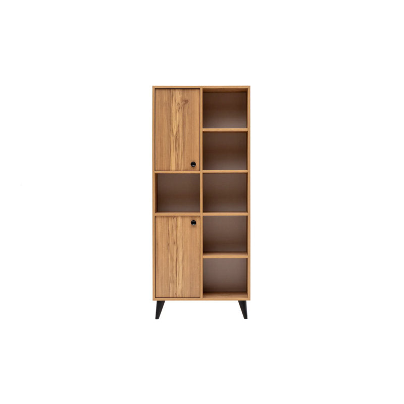 UGOS Bookcase & Storage Cabinet Walnut