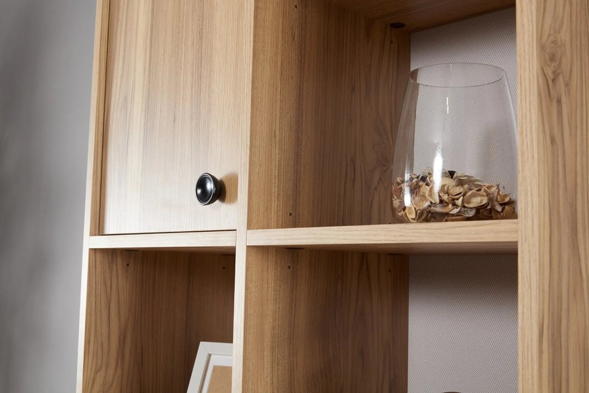 UGOS Bookcase & Storage Cabinet Walnut