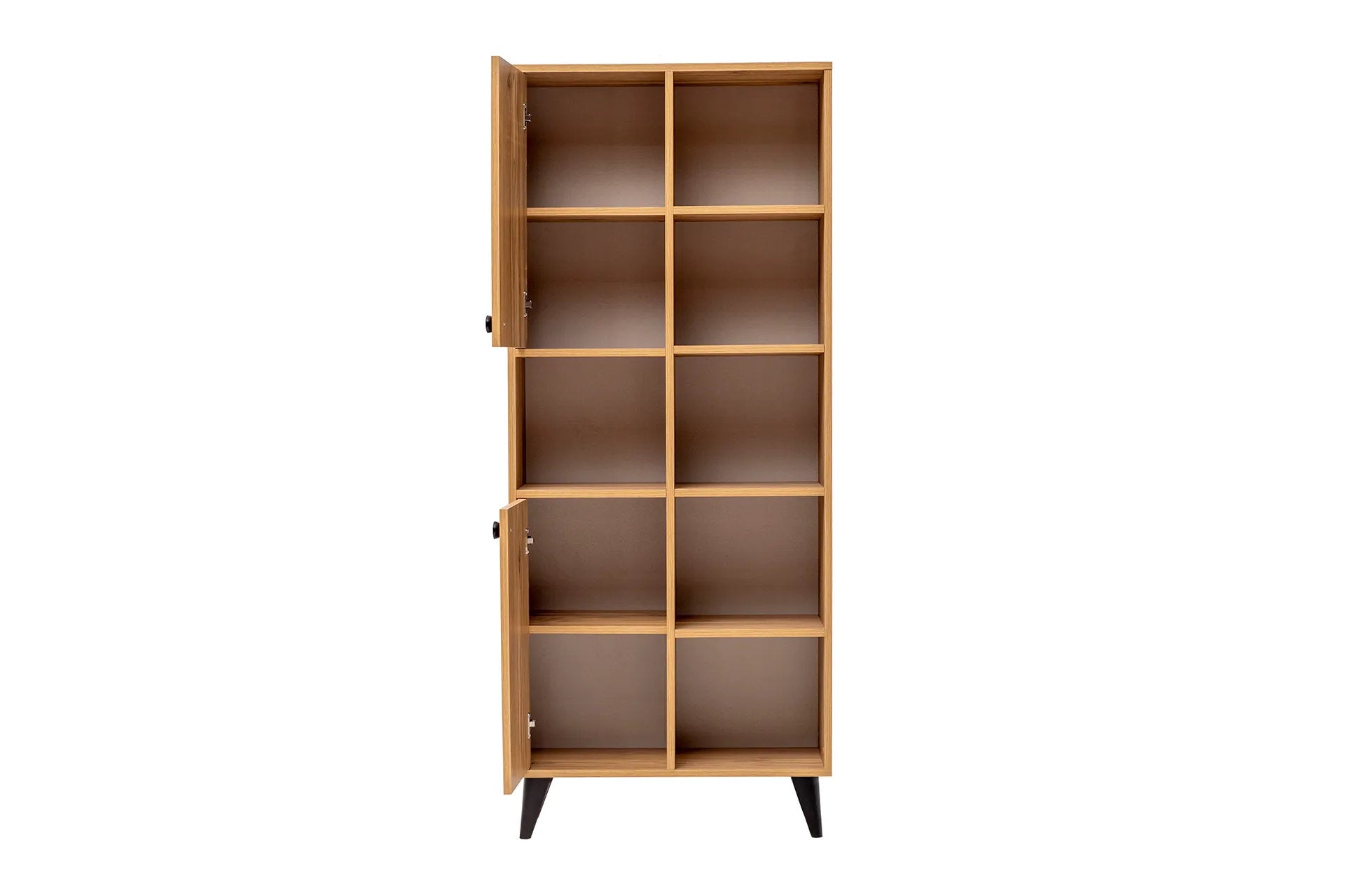 UGOS Bookcase & Storage Cabinet Walnut